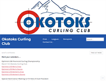 Tablet Screenshot of okotokscurling.com